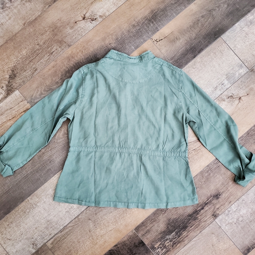 Sanctuary Anthro Safari Jacket Trellis - Picture 2 of 5